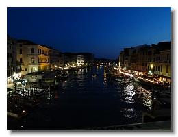 2011 05 23 Venice Grand Canal at night from the Rialto bridge